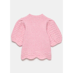 Mint Velvet Pink Stitch Sleeve Knit Top